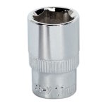 Sealey Premier Fully Polished Socket 1/4"Sq Drive 11mm