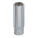 Sealey Premier Fully Polished Deep Socket 1/4"Sq Drive 13mm