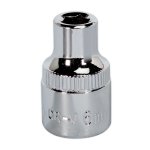 Sealey Premier Fully Polished Socket 3/8"Sq Drive 6mm