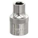 Sealey Premier Fully Polished Socket 3/8"Sq Drive 7mm