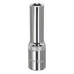 Sealey Premier Fully Polished Deep Socket 3/8"Sq Drive 8mm