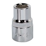 Sealey Premier Fully Polished Socket 3/8"Sq Drive 9mm