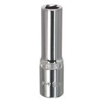 Sealey Premier Fully Polished Deep Socket 3/8"Sq Drive 9mm