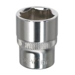 Sealey Premier Fully Polished Socket 3/8"Sq Drive 16mm