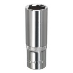 Sealey Premier Fully Polished Deep Socket 3/8"Sq Drive 16mm