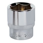 Sealey Premier Fully Polished Socket 3/8"Sq Drive 20mm