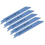 Sealey Reciprocating Saw Blade for Metal 150mm 18tpi - Pack of 5