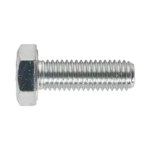 Sealey 8.8 Zinc Plated HT Setscrew M10 x 30mm, DIN 933 - Pack of 25