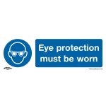 Sealey Worksafe® Eye Protection Must Be Worn Safety Sign - Rigid Plastic