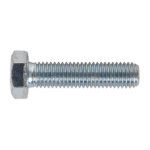 Sealey 8.8 Zinc Plated HT Setscrew M12 x 50mm, DIN 933 - Pack of 25