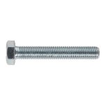 Sealey 8.8 Zinc Plated HT Setscrew M12 x 75mm, DIN 933 - Pack of 10