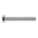 Sealey 8.8 Zinc Plated HT Setscrew M14 x 100mm, DIN 933 - Pack of 10