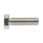 Sealey 8.8 Zinc Plated HT Setscrew M14 x 50mm, DIN 933 - Pack of 10