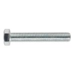 Sealey 8.8 Zinc Plated HT Setscrew M16 x 100mm, DIN 933 - Pack of 5