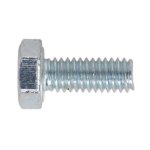 Sealey 8.8 Zinc Plated HT Setscrew M4 x 16mm, DIN 933 - Pack of 50