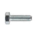 Sealey 8.8 Zinc Plated HT Setscrew M5 x 16mm, DIN 933 - Pack of 50