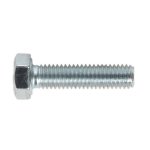 Sealey 8.8 Zinc Plated HT Setscrew M5 x 20mm, DIN 933 - Pack of 50