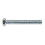 Sealey 8.8 Zinc Plated HT Setscrew M5 x 40mm, DIN 933 - Pack of 50