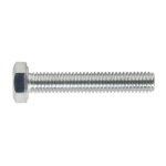 Sealey 8.8 Zinc Plated HT Setscrew M6 x 35mm, DIN 933 - Pack of 50