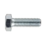 Sealey 8.8 Zinc Plated HT Setscrew M8 x 25mm, DIN 933 - Pack of 50