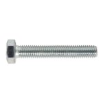 Sealey 8.8 Zinc Plated HT Setscrew M8 x 50mm, DIN 933 - Pack of 50