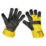 Sealey Worksafe® Rigger's Gloves with Hide Palm - Pair