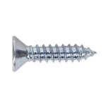 Sealey Self-Tapping Countersunk Pozi Screw 4.2 x 19mm, DIN 7982 - Pack of 100