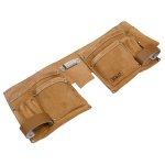 Sealey Double Pouch Leather Tool Belt