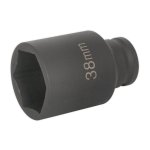 Sealey Deep Impact Socket 1/2"Sq Drive 38mm