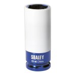 Sealey Alloy Wheel Impact Socket 1/2"Sq Drive 24mm