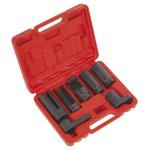 Sealey Oxygen Sensor Socket Set 3/8" & 1/2"Sq Drive 7pc