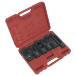 Sealey Diesel Injector Window Socket Set 1/2"Sq Drive 6pc