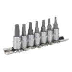 Sealey Premier TRX-TS* Security Socket Bit Set 1/4"Sq Drive 7pc