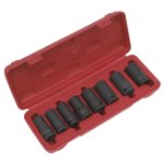 Sealey Locking Wheel Nut Removal Set 1/2"Sq Drive 8pc