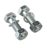 Sealey Tow-Ball Bolts & Nuts M16 x 55mm - Pack of 2