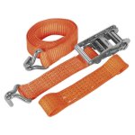 Sealey Alloy Wheel Car Transporter Ratchet Strap 50mm x 3m 5000kg Breaking Strength