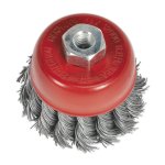 Sealey 65mm Twist Knot Wire Cup Brush M10 x 1.25mm