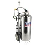 Sealey Air Operated Stainless Steel Fuel Drainer 40L