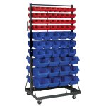 Sealey Mobile Bin Storage System with 118 Bins