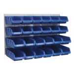 Sealey Bin & Panel Combination 24 Bins - Blue