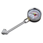 Sealey Twin Connector Tyre Pressure Gauge 0-220psi