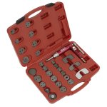 Sealey Air Operated Brake Piston Wind-Back Tool Kit 29pc