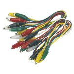 Sealey Jumper Test Lead Set 450mm - 5 Pairs