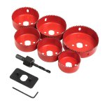 Sealey Worksafe® Downlight Hole Saw Kit 9pc