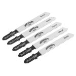 Sealey Worksafe® Jigsaw Blade for Metal 55mm 12tpi - Pack of 5