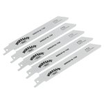 Sealey Worksafe® Reciprocating Saw Blade 150mm 10tpi - Pack of 5