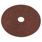 Sealey Worksafe® 100mm Fibre Backed Sanding Disc 24Grit - Pack of 25