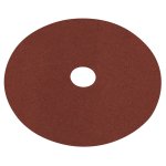 Sealey Worksafe® 115mm Fibre Backed Sanding Disc 60Grit - Pack of 25