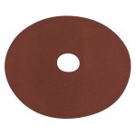 Sealey Worksafe® 125mm Fibre Backed Sanding Disc 80Grit - Pack of 25