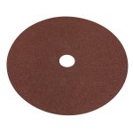 Sealey Worksafe® 175mm Fibre Backed Sanding Disc 40Grit - Pack of 25